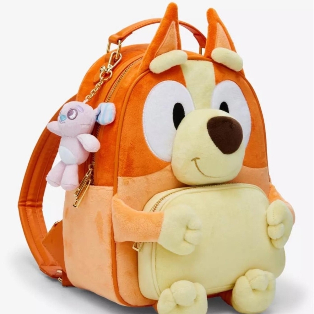 Bluey Bingo Plush Figural Mini Backpack - Picture 2 of 5